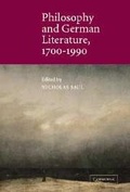 Cover: Philosophy and German Literature, 1700-1990 - Cambridge University Press
