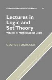 Abbildung von: Lectures in Logic and Set Theory: Volume 1, Mathematical Logic - Cambridge University Press