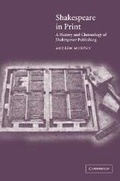 Cover: Shakespeare in Print - Cambridge University Press