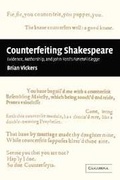Cover: 'Counterfeiting' Shakespeare - Cambridge University Press