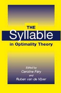 Enlarge image Cover: The Syllable in Optimality Theory - Cambridge University Press
