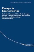Cover: Essays in Econometrics: Volume 1, Spectral Analysis, Seasonality, Nonlinearity, Methodology, and Forecasting - Cambridge University Press