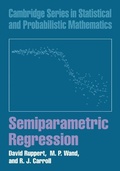 Cover: Semiparametric Regression - Cambridge University Press