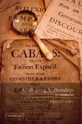 Cover: Attributing Authorship - Cambridge University Press