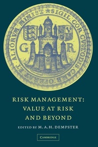 Enlarge image Cover: Risk Management - Cambridge University Press