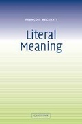 Cover: Literal Meaning - Cambridge University Press