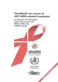 Cover: Handbook on access to HIV/AIDS-related treatment - World Health Organization