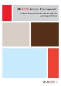 Cover: UNAIDS action framework - Joint United Nations Programme on HIV/AIDS