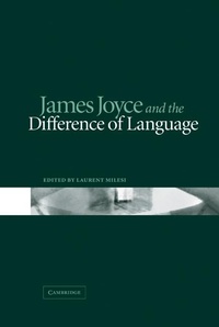 Enlarge image Cover: James Joyce and the Difference of Language - Cambridge University Press