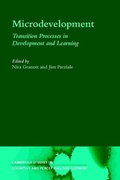 Cover: Microdevelopment - Cambridge University Press