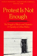 Cover: Protest Is Not Enough - University of California Press