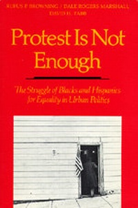 Enlarge image Cover: Protest Is Not Enough - University of California Press