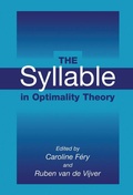 Cover: The Syllable in Optimality Theory - Cambridge University Press