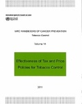 Cover: Effectiveness of Tax and Price Policies for Tobacco Control - IARC