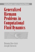 Cover: Generalized Riemann Problems in Computational Fluid Dynamics - Cambridge University Press