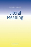 Cover: Literal Meaning - Cambridge University Press