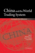 Cover: China and the World Trading System - Cambridge University Press