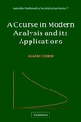 Cover: A Course in Modern Analysis and its Applications - Cambridge University Press