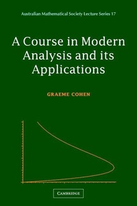 Enlarge image Cover: A Course in Modern Analysis and its Applications - Cambridge University Press