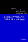 Cover: Regional Private Laws and Codification in Europe - Cambridge University Press