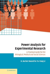 Enlarge image Cover: Power Analysis for Experimental Research - Cambridge University Press