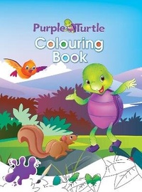 Enlarge image Cover: Purple Turtle Colouring Book-4 - Purple Turtle