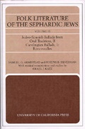 Cover: Folk Literature of the Sephardic Jews - University of California Press