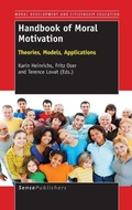 Cover: Handbook of Moral Motivation - Brill