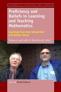Enlarge image Cover: Proficiency and Beliefs in Learning and Teaching Mathematics - Brill