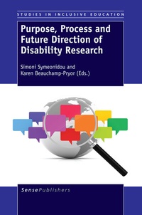 Enlarge image Cover: Purpose, Process and Future Direction of Disability Research - Brill