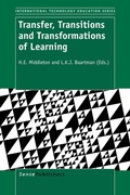 Cover: Transfer, Transitions and Transformations of Learning - Brill