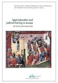 Cover: Legal Education and Judicial Training in Europe - Eleven International Publishing