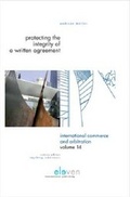 Cover: Protecting the Integrity of a Written Agreement - Eleven International Publishing