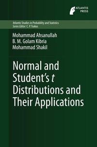 Enlarge image Cover: Normal and Student´s t Distributions and Their Applications - Atlantis Press (Zeger Karssen)