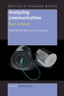 Cover: Analyzing Communication - Sense Publishers