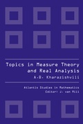 Cover: TOPICS IN MEASURE THEORY AND REAL ANALYSIS - Atlantis Press