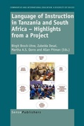 Cover: Language of Instruction in Tanzania and South Africa - Highlights from a Project - Sense Publishers