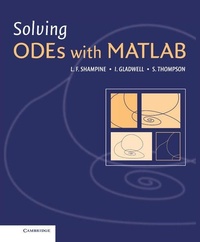 Enlarge image Cover: Solving ODEs with MATLAB - Cambridge University Press