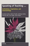 Cover: Speaking of Teaching ... - Sense Publishers