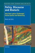Cover: Policy, Discourse and Rhetoric - Sense Publishers
