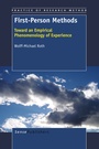 Cover: First-Person Methods - Sense Publishers