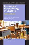 Cover: Hermeneutic Phenomenology in Education - Sense Publishers