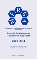 Cover: Research in Mathematics Education in Australasia 2008-2011 - Sense Publishers