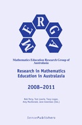 Cover: Research in Mathematics Education in Australasia 2008-2011 - Sense Publishers