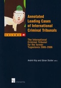 Cover: Annotated Leading Cases of International Criminal Tribunals - Intersentia Publishers