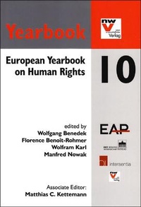 Enlarge image Cover: European Yearbook on Human Rights 10 - Intersentia Publishers