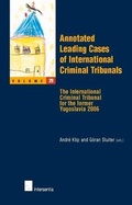 Cover: Annotated Leading Cases of International Criminal Tribunals - Intersentia Publishers