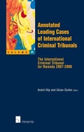 Cover: Annotated Leading Cases of International Criminal Tribunals - Intersentia Publishers