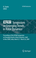 Cover: IUTAM Symposium on Emerging Trends in Rotor Dynamics - Springer