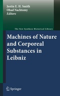 Cover: Machines of Nature and Corporeal Substances in Leibniz - Springer